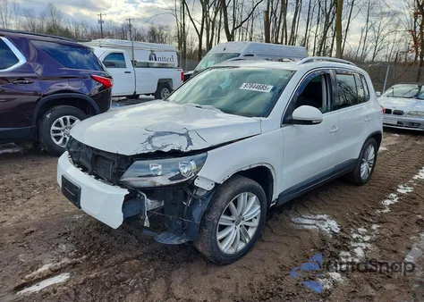 2012 Volkswagen Tiguan S from USA, damaged, VIN WVGAV7AX3CW532866